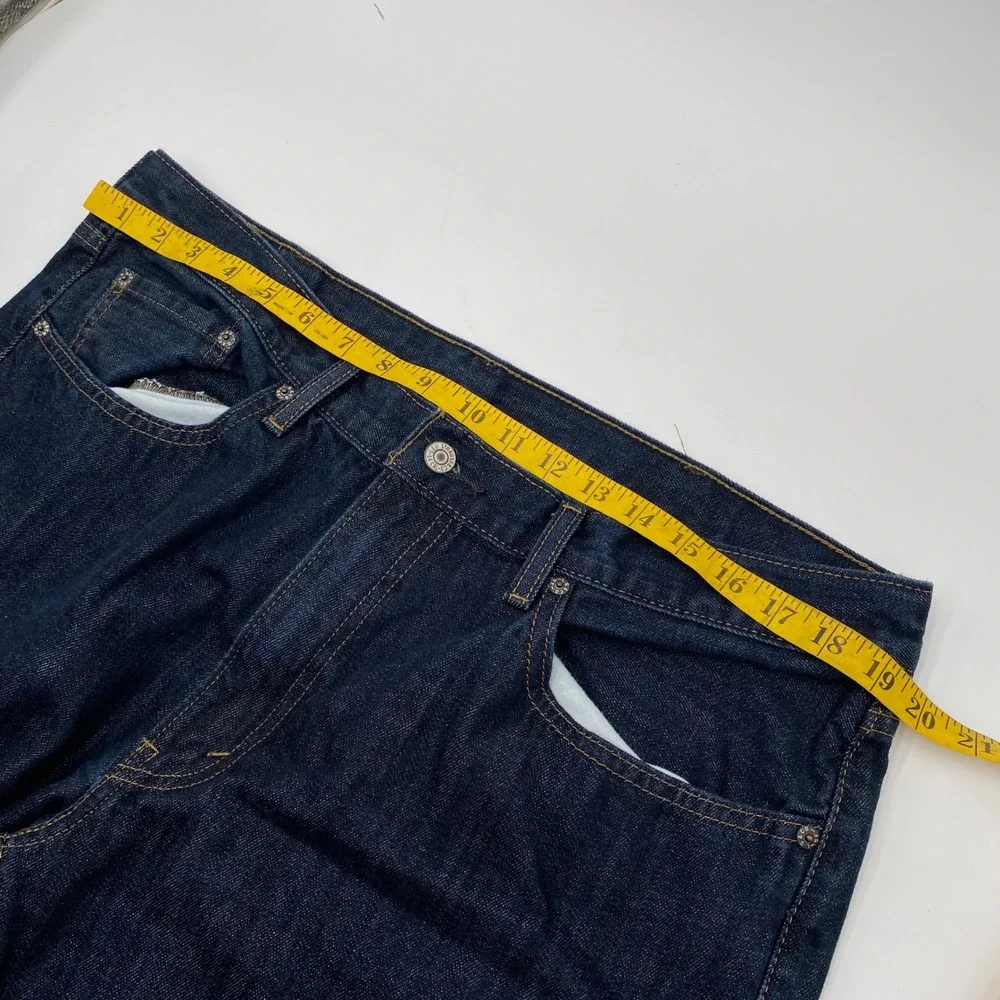 Levi's‎ 559 Relaxed Straight Jeans Mens 38x30 Dark Blue Cotton Denim Work Casual